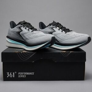 361 Degrees Centauri Wide Women's Running Shoes Oyster Mushroom Black Sz 11D NIB